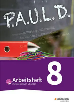 Image de P.A.U.L. D. (Paul) 8. Arbeitsheft  mit interaktiven Übungen. Für Gymnasien und Gesamtschulen - Bisherige Ausgabe
