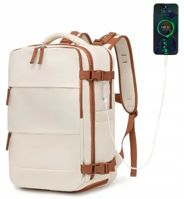 Image de Kono Sac à dos cabine RYANAIR 40x30x20 voyage beige