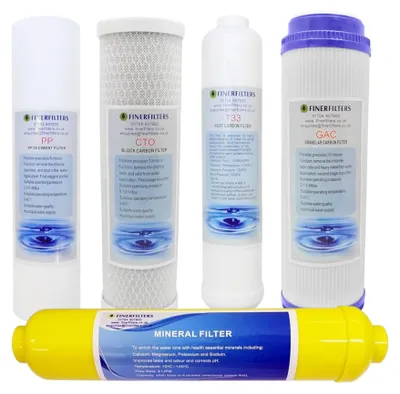 6-stufiges Umkehrosmose-Filterset, Ersatzfilterpaket