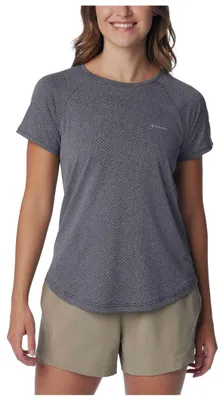 Image de Chemise Columbia Camiseta Columbia Bogata Bay manga corta gris oscuro mujer pour Femme
