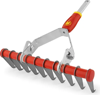 Obrázek produktu pro WOLF-Garten UG-M 3, Trávníkové hrábě, Červená, Stříbrná, 1 kusů, 300 mm