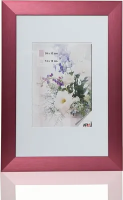 Produktbild von AL-60 Aluminium Bilderrahmen 30x40 bordeaux