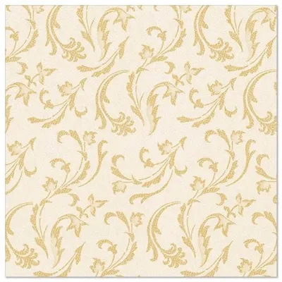 Produktbild von 250 Papstar Servietten ROYAL Collection 1/4-Falz 40 cm x 40 cm champagner Damascato 84995