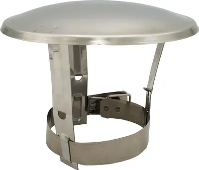 Produktbild von Schutzdach für ein 140-180 mm Kaminrohr, aus Edelstahl