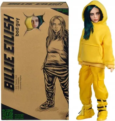 Produktbild von Billie Eilish Bad Guy Sammlerpuppenfigur von Playmates Toys