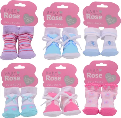 Produktbild von Babyrosa Puppensocken für 40-45 cm Puppen