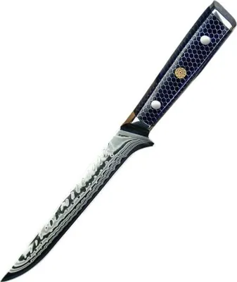 Immagine prodotto di Coltello da cucina damascato Yurei - Disosso Blu di Alta Qualità KP37414