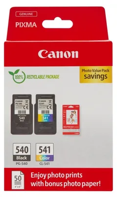 Produktbild von Originale Tintenpatronen mit Fotopapier, 2 Stück