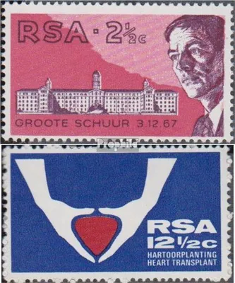 Produktbild von Briefmarken Südafrika 1969 Mi 382-383 (kompl.Ausg.) gestempelt Ärztekongress
