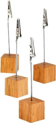 Immagine prodotto di APS Kartenhalter 4er Set, Höhe: 120 mm, Länge: 25 mm, Breite: 25 mm