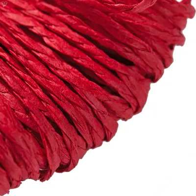 Produktbild von 30m Papierschnur Papierkordel Bastelschnur Papierschnur gedreht, Farbwahl, Farbe:kirschrot