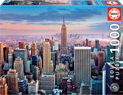 Image de Educa Borras 14811 Puzzle Manhattan Nueva York 1000pzs, Mehrfarbig, taille unique