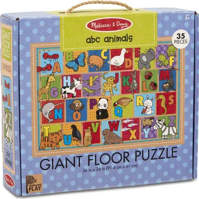 Obrázek produktu pro Moje první ekologické podlahové puzzle Abeceda zvířat
