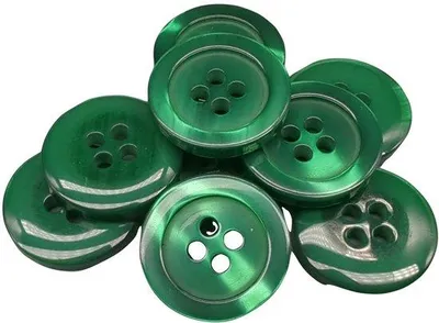 Immagine prodotto di 50 bottoni a vite verde scuro, 18 mm, effetto metallizzato - 5 misure e 11 colori tra cui scegliere