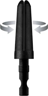 Produktbild von Harrows Carbon 360 ReplacementTops 6 Stück, schwarz