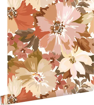 Immagine prodotto di ESTAhome carta da parati fiori terracotta 50 x 900 cm