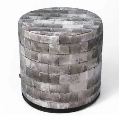 Produktbild von Bertoni puf | taburet | látkový taburet | otoman | sedací puf | D40 x 40 cm | puf do záhrady alebo obývačky | Urban print