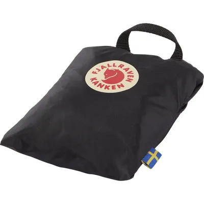Produktbild von Fjällräven Kånken Rain, Rucksack-Regenschutz, Schwarz, Polyamid, Einfarbig, 18 l, Reißverschluss