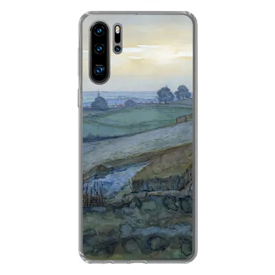 Produktbild von MuchoWow® Handyhülle Schutzhülle Hülle für Huawei P30 Pro Landschaft bei Arnheim - Piet Mondrian Silikon Softcase Handy Hülle - Schutzdeckel