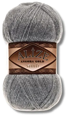 Immagine prodotto di Alize 1x 100g, filato Angora Gold Simli, con glitter, tinta unita, adatto per uncinetto e maglia (87)