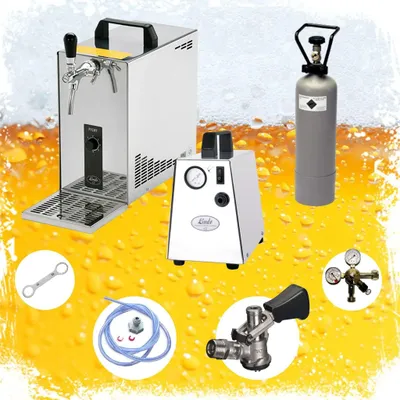 Immagine prodotto di PYGMY 25 Set completo per spillatura birra 35 l/h con refrigeratore a secco a 1 linea