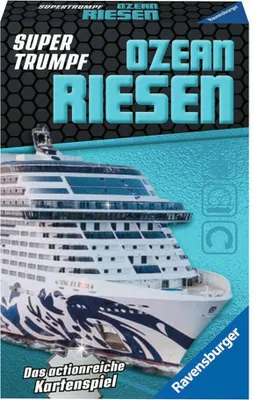 Immagine prodotto di Ravensburger Supertrumpf Ozeanriesen, Kartenspiel, Trumpf, Trumpfspiel, ab 7 Jahren, 20698