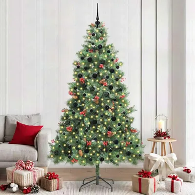 Produktbild von Möbel Künstlicher Weihnachtsbaum Grün 240 cm PVC und Metall - Weihnachtsgirlanden 3395153