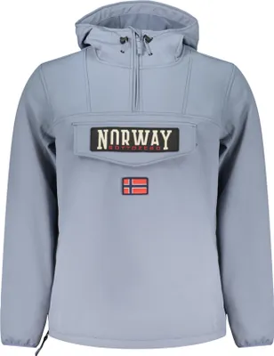 Produktbild von Herren Softshell-Jacke mit Kapuze und Reißverschluss in Blau