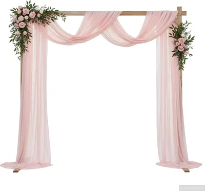 Zdjęcie produktu dla Łuk Ślubny Jasny Brąz 225 x 95 x 226 cm Lite drewno sosnowe
