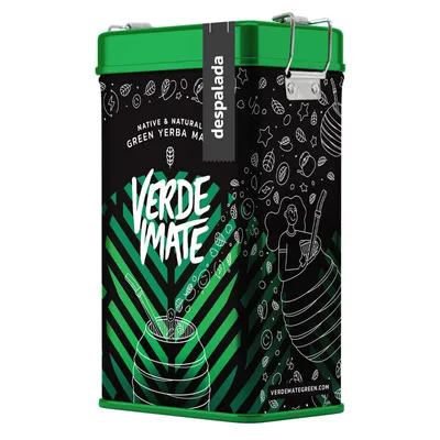 Produktbild von Verde Mate - Mate Tee in Dose Despalada 500g - Dicke Blätter 5mm - 100% Blätter Ohne Stängel - Luftgetrocknet, Mild - Yerba Mate Brasilien