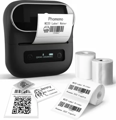 Immagine prodotto di Stampante termica portatile 2200mAh, 203 dpi, connessione WLAN, ideale per etichette