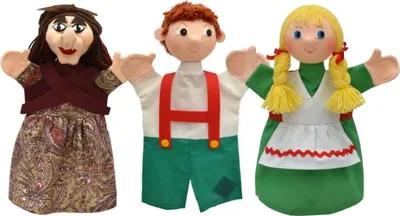 Produktbild von Set Handpuppen-Hänsel und Gretel