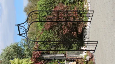 Produktbild von GardenAndPools Rosenbogen BRESLAU Gesamtbreite 1,60 m Schwarz pulverbeschichtet Pergola Metallrosenbogen Gartenbogen Rosensäule