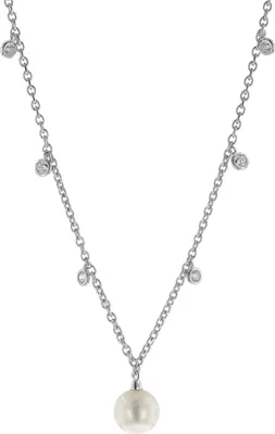 Viventy 783849 Damen-Halskette Silber 925 mit Perle und Zirkonias 1