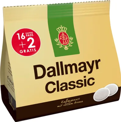Obrázok produktu pre Dallmayr Classic | 16+2 podložky pod kávu