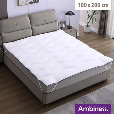 Produktbild von AMBINESS Matratzen Topper Wolke | 7 Größen | 80x200cm - 180x200cm | 7cm Dicker Matratzentopper | Beste Luftzirkulation temperaturregulierend Maschinenwaschbar |  | Boxspringbett | 180x200cm