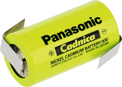 Produktbild von Panasonic (Sanyo) Akku 1,2V NiCd 3000mAh N3000CR Größe C , Lötfahne Z