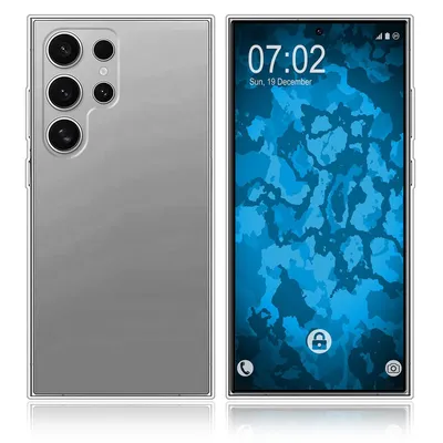Produktbild von PhoneNatic Case kompatibel mit Galaxy S25 Ultra Silikon Hülle transparent Cover