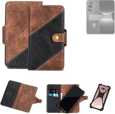 Produktbild von K-S-Trade Handyhülle Schutzhülle Bookstyle Case kompatibel mit Huawei nova 12 Lite Klapphülle Cover Hülle Schutztasche 1x