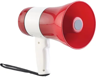 Image de Mégaphone USB 20 W avec enregistreur vocal, sirène et lecteur MP3 / SD