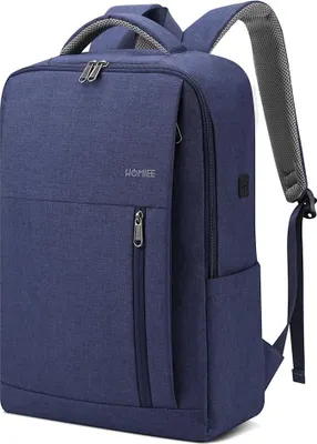Produktbild von Famanu Laptoprucksack 17 Zoll - Schwarz, Leicht, Komfortabel für Schule und Arbeit - Ideal für Reisen und den Alltag