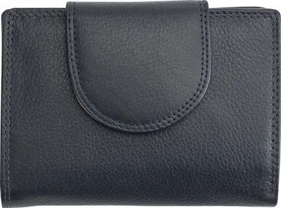 Produktbild von Josephine Osthoff Geldbörse Damen Wiener Schachtel, Platz für 11 Karten, Minibrieftasche mit Münzfach, Portemonnaie Herren Geldbeutel aus echt Leder mit RFID-Schutz (934)