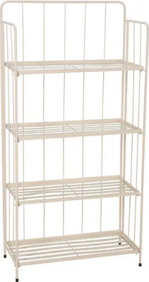 A four-tier shelf unit.
