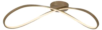Zdjęcie produktu dla Lampa sufitowa LED CASTIEL 30W 3000K 1900lm metal złoto-biała wym:27x68x31,5cm IP20 Rabalux