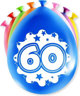 Obrázok produktu pre Balóniky s číslami Paperdreams - 60 rokov