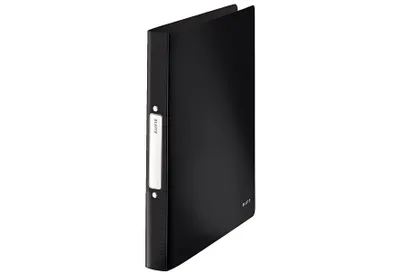 Produktbild von LEITZ Ringbuch Solid A4 PP schwarz 2-Ring Reißmechanik