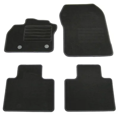 Fußmatten-Set für Renault Zoe, 06/2013-09/2019, 4-teilig, Schwarz