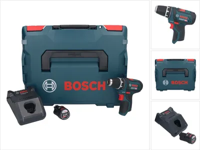 Image de Bosch GSR 12V-15 Professional Perceuse-visseuse sans fil 12 V 30 Nm + 1x batterie 2,0 Ah + chargeur + L-Boxx