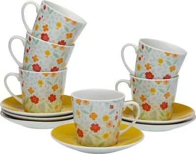 Image de Versa Set of Tasses of Flanders Coffee 6 pièces Porcelaine - Marque EAN : 8420327541031