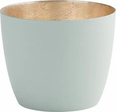 Immagine prodotto di Gift Company Windlicht Madras M, Teelichthalter, Kerzenhalter, Eisen, Pastellblau, 8.5 cm, 1092504078